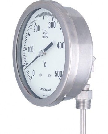 Endüstriyel Bi-Metal Termometreler Ø 160 mm. - Ayarlanabilir